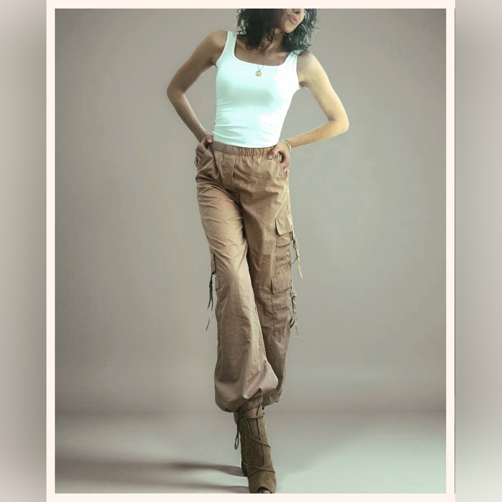 NWT Cargo Pants Wide Leg